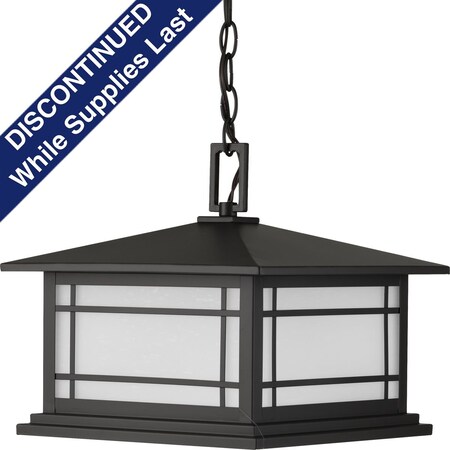 Progress Lighting Oakcliff Collection Antique Bronze One-Light Hanging Lantern P550055-020